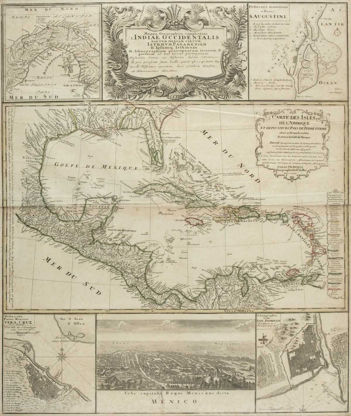 Lot 58 - West Indies. Homann (Johann Baptiste, Heirs of), Indiae Occidentalis..., circa 1740