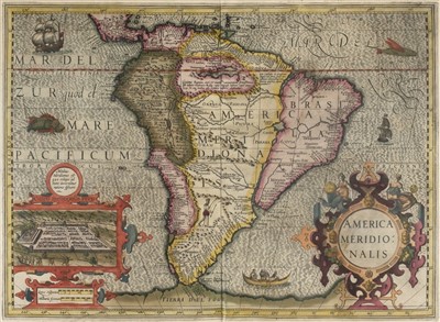 Lot 50 - South America. Mercator (Gerard), America Meridionalis, circa 1610