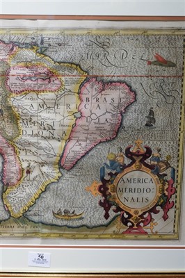 Lot 50 - South America. Mercator (Gerard), America Meridionalis, circa 1610
