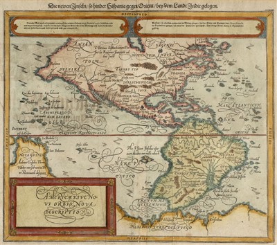 Lot 6 - Americas. Munster (Sebastian), Americae sive novi orbis..., [1588 - 1628]