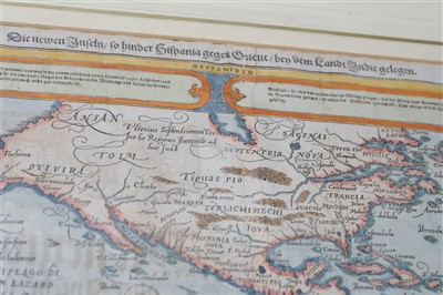 Lot 6 - Americas. Munster (Sebastian), Americae sive novi orbis..., [1588 - 1628]