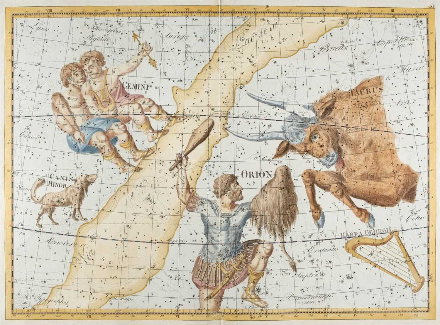 Lot 16 - Celestial charts. Bode (Johann), Three charts, 1801