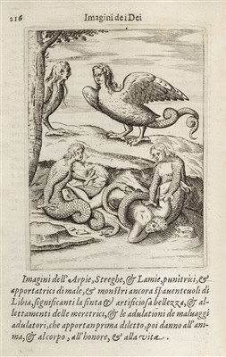 Lot 293 - Cartari (Vincenzo). Le Imagini de gli Dei de gli Antichi, Venice, 1625