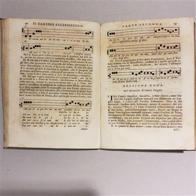 Lot 177 - Frezza dalle Grotte (Gioseppe). Il cantore ecclesiastico, 1st edition, Padua, 1698