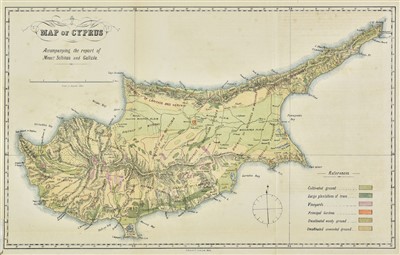 Lot 59 - Schinas (G. C.). Island of Cyprus. Report to the Governor of Malta, 1st edition, 1879