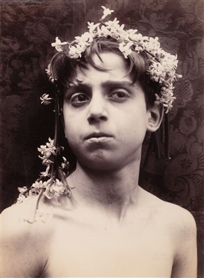 Lot 206 - Gloeden (Wilhelm von, 1856-1931). Portrait of a Sicilian peasant boy, circa 1900