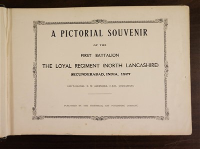 Lot 142 - Greenhill (Loot-Colonel FW). A military pictorial souvenir of Secunderabad, 1927