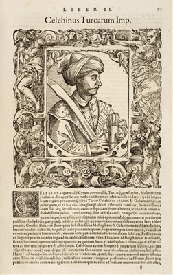 Lot 313 - Giovio (Paolo). Elogia virorum literis illustrium..., 1577