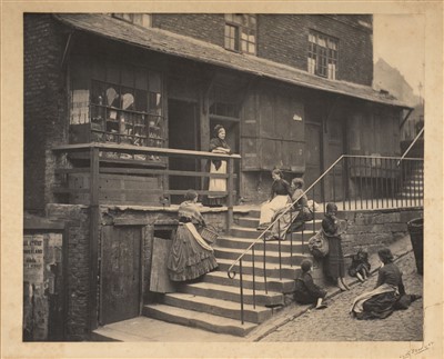 Lot 107 - Sawyer (Lyddell, 1856-1927). Pilgrim Street, Newcastle, circa 1900, carbon print