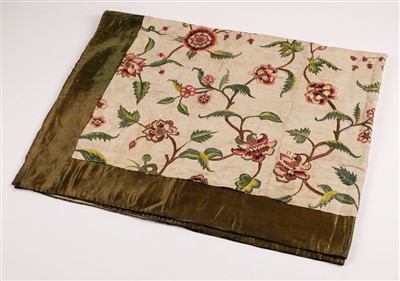 Lot 157 - Embroidery. An embroidered cloth, English, late 18th century