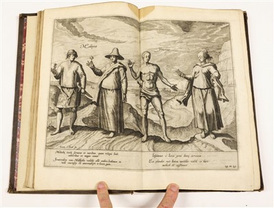 Lot 43 - Linschoten (Jan Huyghen van). Navigatio ac itinerarium in orientalem, 1st edition in Latin, 1599