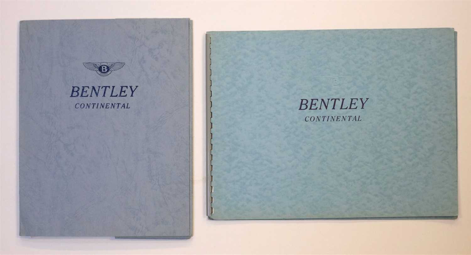 Lot 17 - Bentley. The Bentley Continental, sales brochure, circa 1962