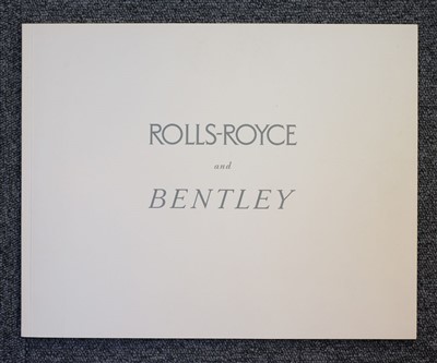 Lot 23 - Rolls-Royce & Bentley. Silver Cloud & Series 'S' sales brochure, circa 1955