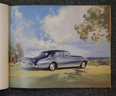 Lot 23 - Rolls-Royce & Bentley. Silver Cloud & Series 'S' sales brochure, circa 1955