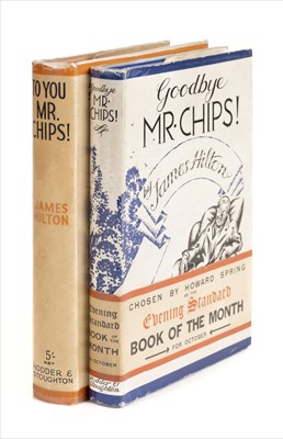 Lot 826 - Hilton (James). Good-bye Mr. Chips, 1st edition, 1934