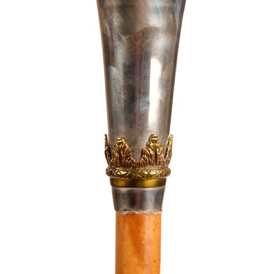 Lot 193 - Regimental mace. A Scottish Drum Major's ceremonial mace