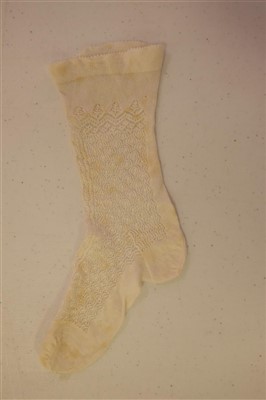 Lot 172 - Leopold (Prince, Duke of Albany, 1853-1884). A pair of baby socks