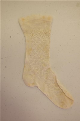 Lot 172 - Leopold (Prince, Duke of Albany, 1853-1884). A pair of baby socks