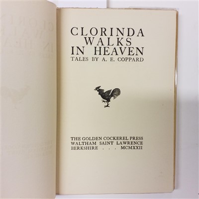 Lot 366 - Golden Cockerel Press. Glorinda Walks in Heaven, Tales by A.E. Coppard, 1922