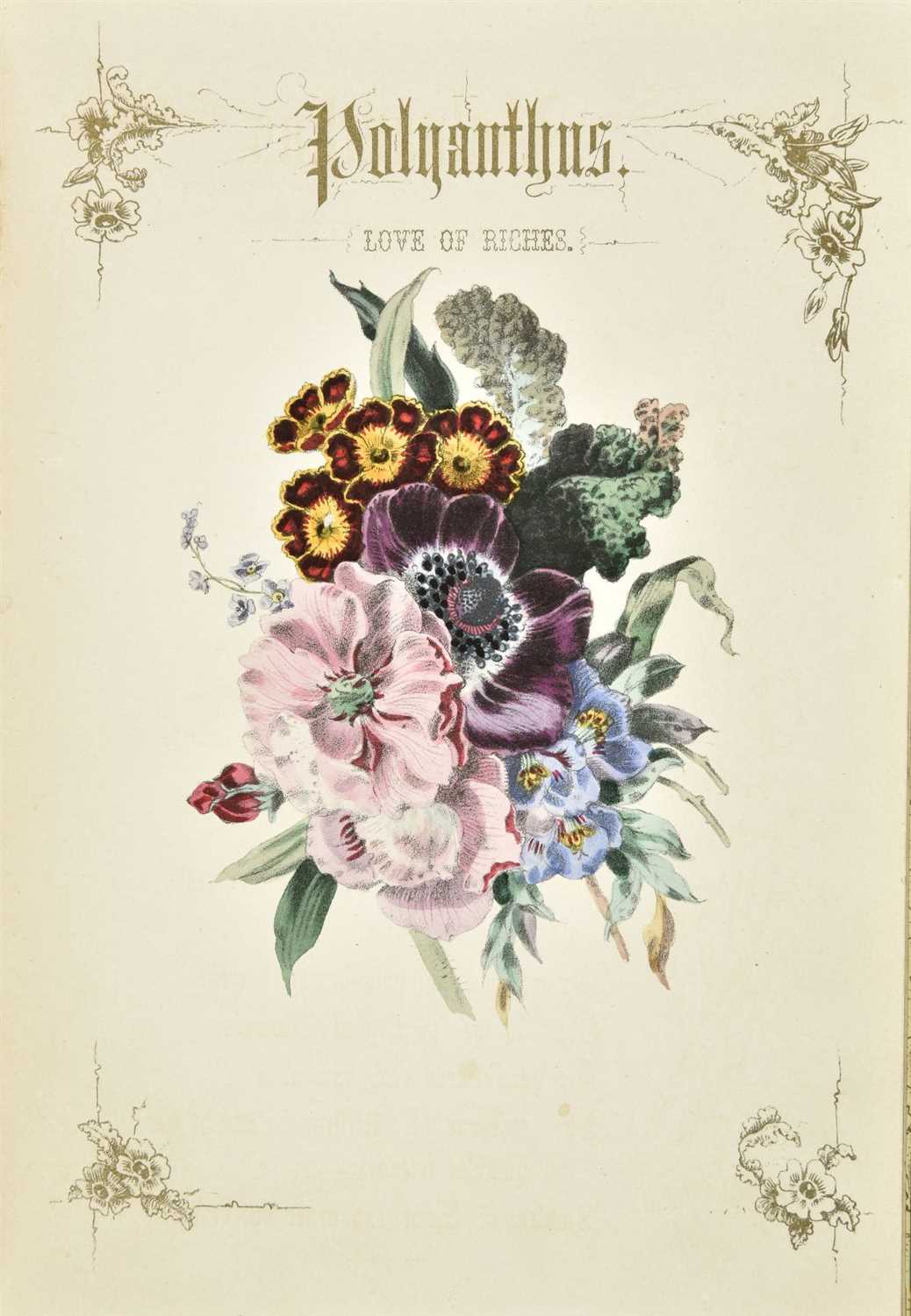 Lot 104 - Jerrard (Paul). Groups from Flora's Bower, 1st edition, c.1850-60