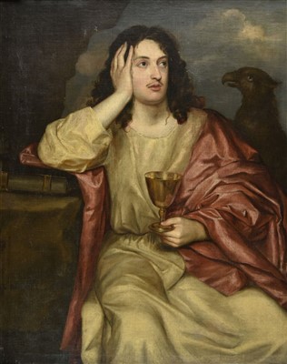 Lot 208 - Follower of Anthony Van Dyck (1599-1641). St. John The Evangelist