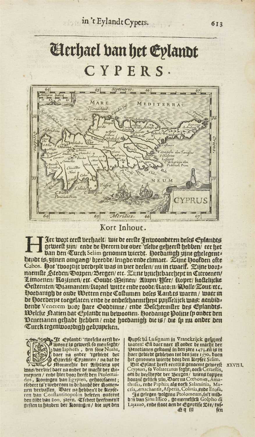 Lot 2 - Avity (Pierre d'). Wereld Spiegel, 1st edition in Dutch, Amsterdam, 1621