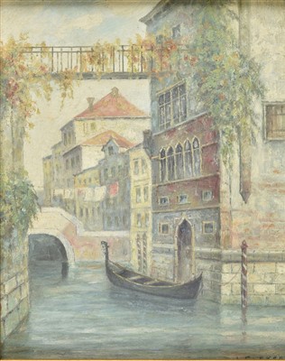 Lot 363 - Fokken (Jan, 1881-1962). Venetian canal