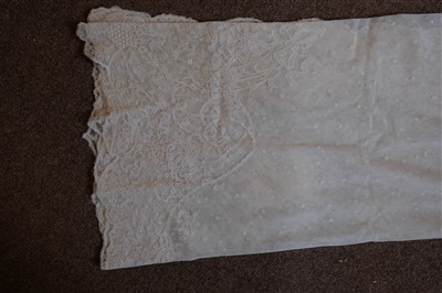Lot 171 - Lace. A Victorian Irish lace wedding stole