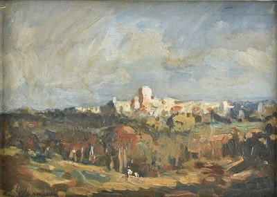 Lot 280 - Longhurst (Joseph, 1874-1922). View from a hill-top town