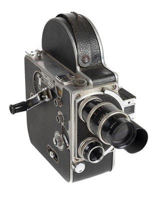 Lot 316 - Paillard-Bolex H16 cine / movie camera (16mm) with three lenses