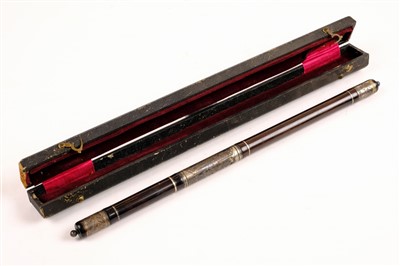 Lot 55 - Conductors baton. A 19th century French rosewood conductors baton