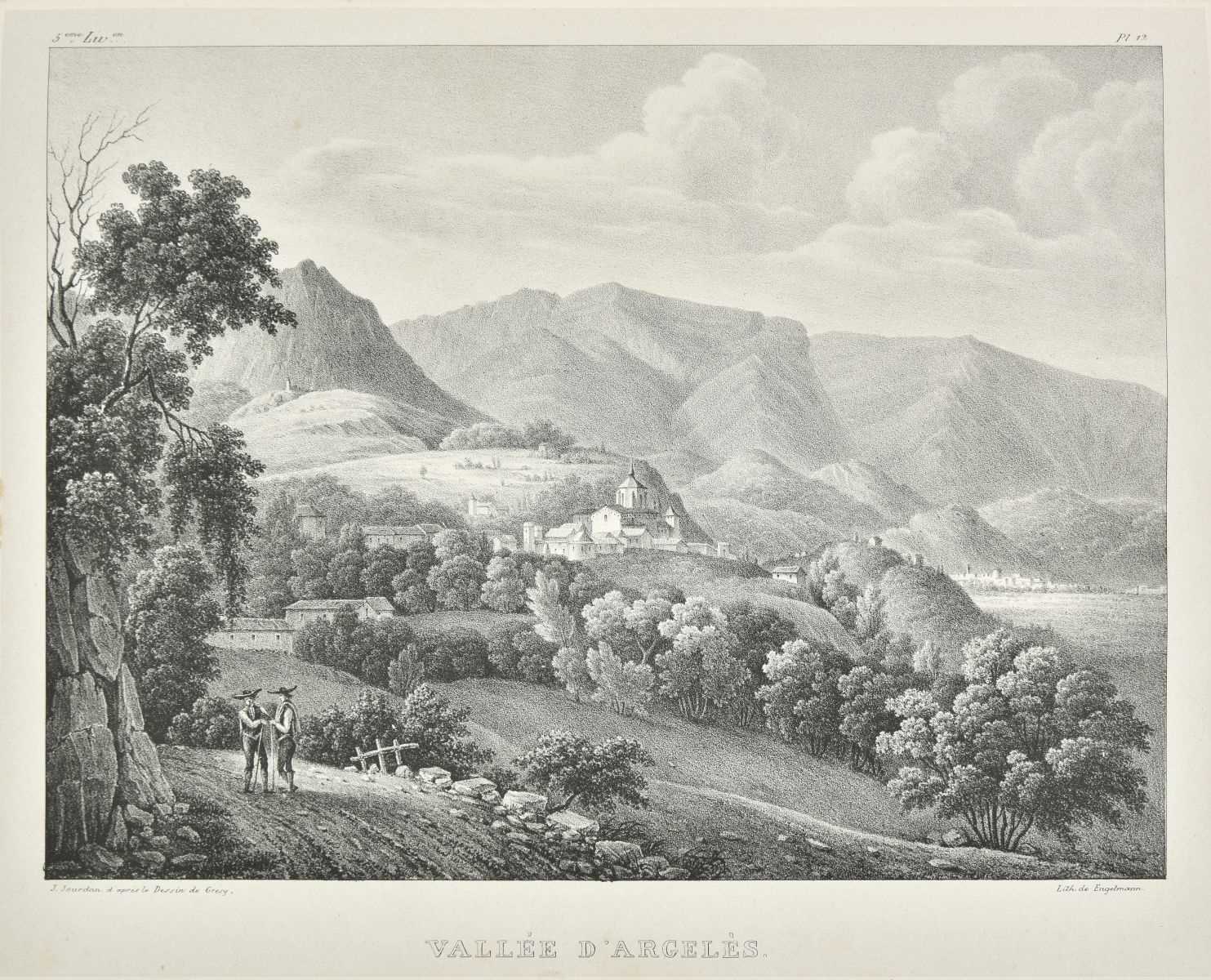 Lot 38 - Jourdan (J.). Vues prises dans les Pyrenées françaises, 1st edition, 1829