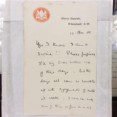 Lot 253 - Baden-Powell (Sir Robert, 1st Baron, 1857-1941). Autograph Letter Signed