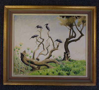 Lot 409 - Henderson (Keith, 1883-1982). Genet, oil on board and other works by the same artist