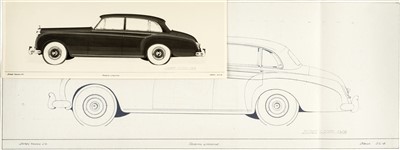 Lot 18 - James Young Ltd. Specification Design No. SC12 for Rolls Royce Silver Cloud Chassis, circa 1960