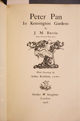 Lot 653 - Rackham (Arthur, illustrator). Peter Pan in Kensington Gardens, 1906