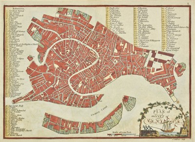 Lot 117 - Andrews (John). Four city plans [1771]