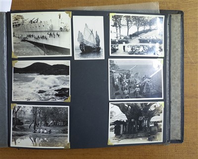 Lot 149 - China. A photograph album compiled by a British officer (China Station), 1933-34