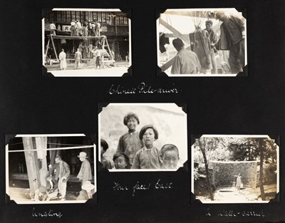 Lot 159 - China. A photograph album relating to British China Station, 1930s