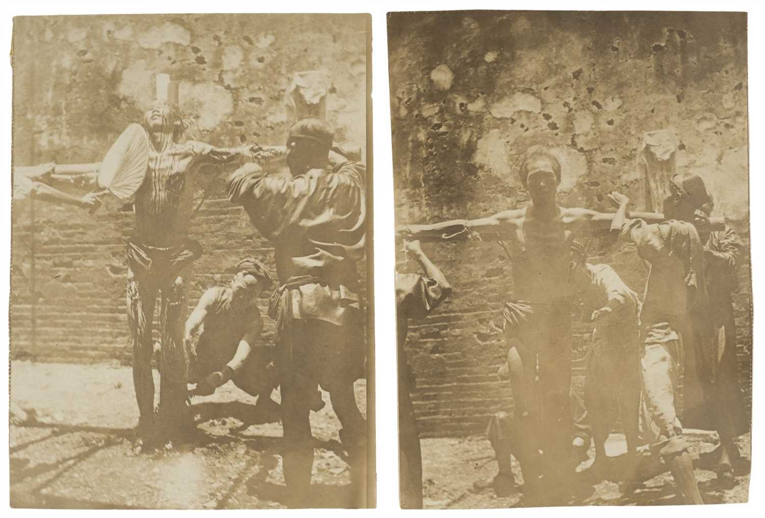 Lot 147 - China. Two photographs of a prisoner, 1902