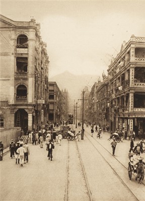 Lot 166 - Hong Kong. A group of eight views of Hong Kong, c. 1920s