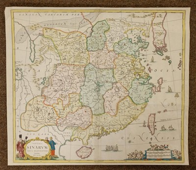 Lot 121 - China. Four various maps, 17th & 18th century