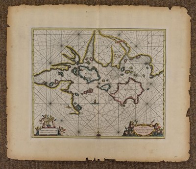 Lot 121 - China. Four various maps, 17th & 18th century