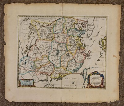 Lot 121 - China. Four various maps, 17th & 18th century