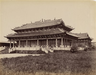 Lot 46 - China. A group of 10 photographs of Canton, c. 1870s