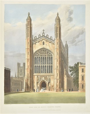 Lot 74 - Ackermann (Rudolph). A History of the University of Cambridge, 1815