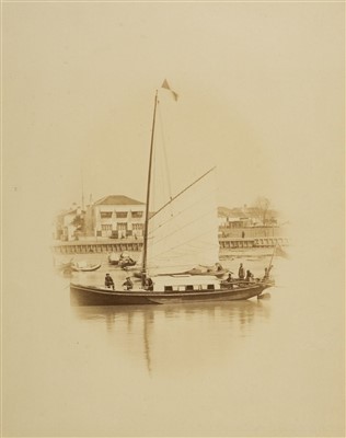 Lot 45 - China. Saunders (William, 1832-1892), A group of Shanghai boat scenes, c. 1860s