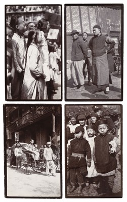 Lot 154 - China. A group of 37 photographs of people and scenes in Shanghai, circa 1900
