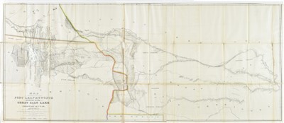 Lot 152 - Stansbury (Captain Howard). Map of the Great Salt Lake... Utah, circa 1852