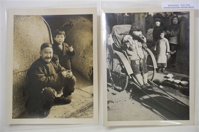 Lot 157 - China. A group of 11 photographs of people in Shanghai, circa 1930s